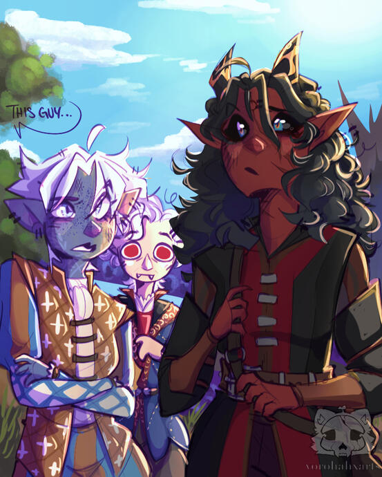 3 shaded medium body w/ scene